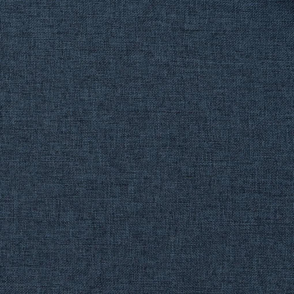 Κουρτίνες Συσκότ. με Γάντζους/'Οψη Λινού 2 τεμ Μπλε 140x245 εκ. - Μπλε