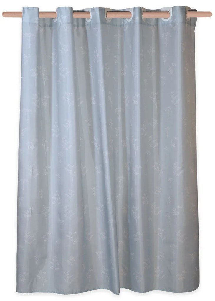 Κουρτίνα Μπάνιου (180x180) Με Τρουκς Nef-Nef Homeware Claris Blue