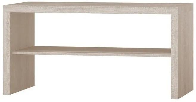 Τραπεζάκι σαλονιού Stanton E112, Santana βελανιδιά, 61x60x120cm, 40 kg, Πλαστικοποιημένη μοριοσανίδα, Γωνιακό | Epipla1.gr