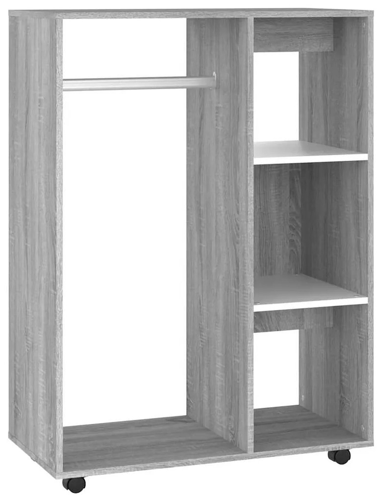 vidaXL Ντουλάπα Γκρι Sonoma 80 x 40 x 110 εκ. από Επεξεργασμένο Ξύλο