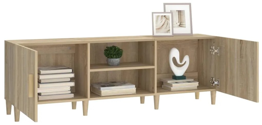 vidaXL Έπιπλο Τηλεόρασης Sonoma Δρυς 150x30x50 εκ. Επεξεργασμένο Ξύλο