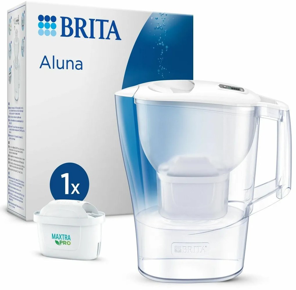 Κανάτα Φίλτρου Brita ALUNA BLANCA Λευκό Διαφανές Πλαστική ύλη 2,4 L