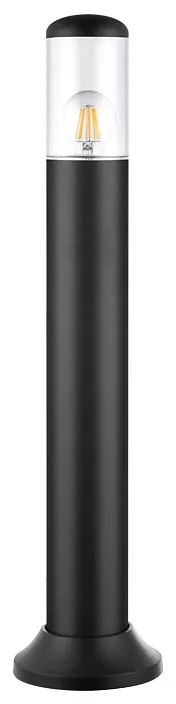 Adeleq Κολώνα PC Κύλινδρος Φ91Mm H70Cm Ντουί Ε27 Ip54 Γραφίτης 9-931