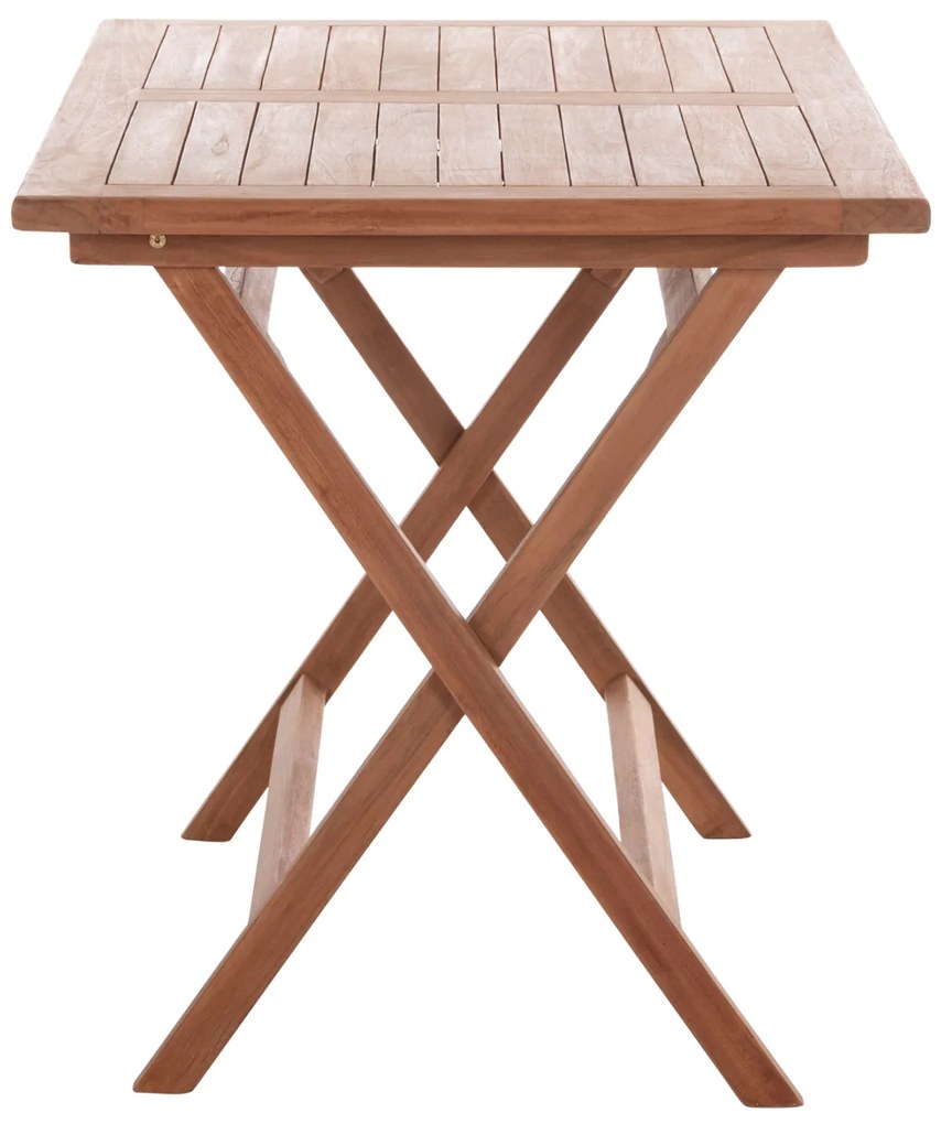 ΤΡΑΠΕΖΙ ΠΤΥΣΣΟΜΕΝΟ ΟΡΘΟΓΩΝΙΟ ERIS HM18117 ΞΥΛΟ TEAK--ΦΥΣΙΚΟ 120x70x76Υεκ. (1 Τεμμάχια)