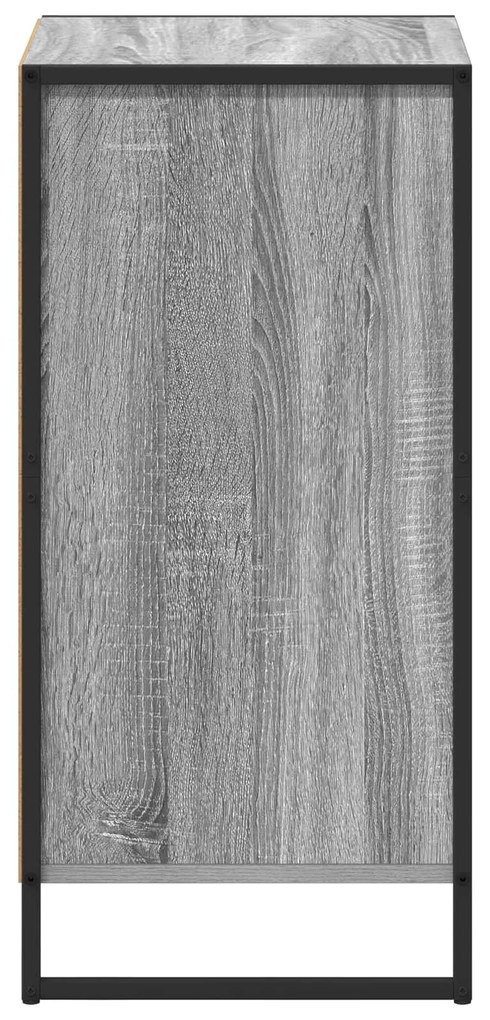 vidaXL Πλαϊνό γραφείο Γκρίζο Σονομα 43 x 36 x 75,5 εκ.