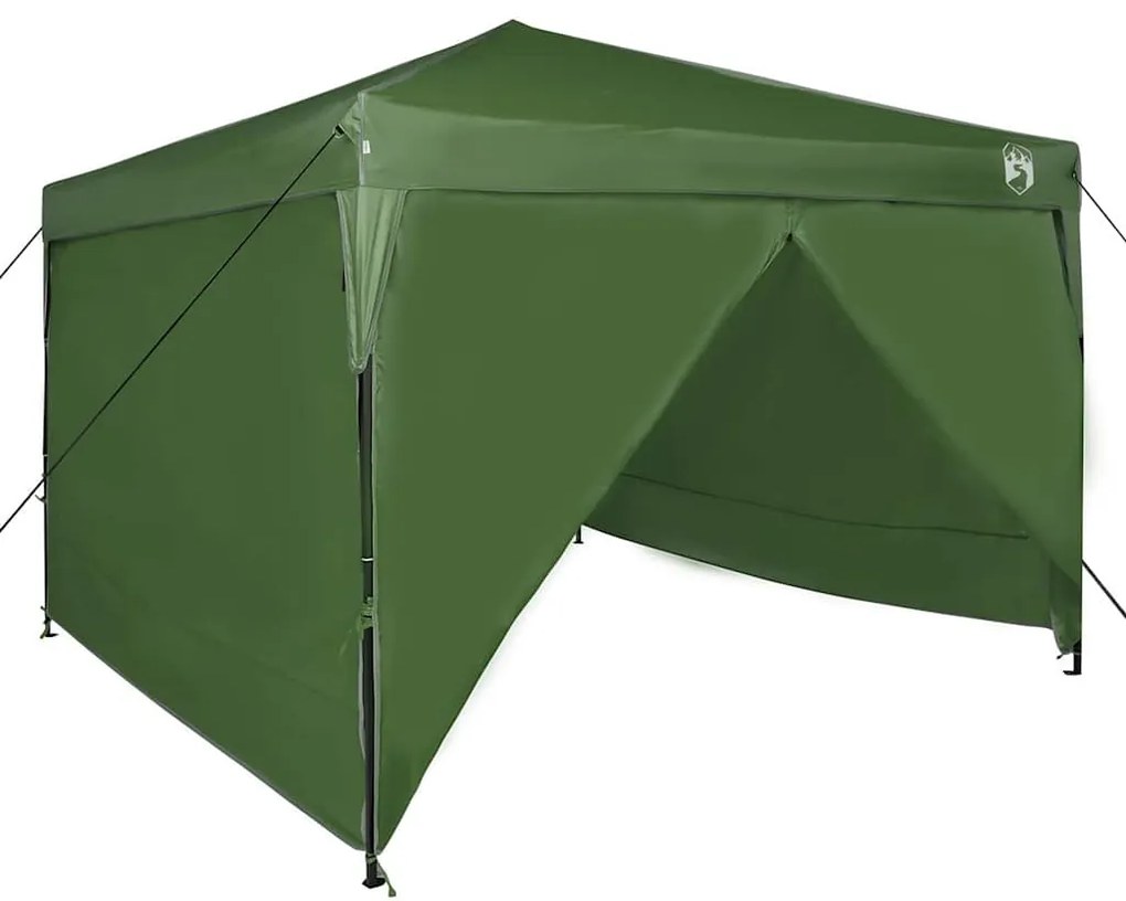 vidaXL Σκηνή Canopy Pop-up Πράσινο 300 x 300 cm ύφασμα