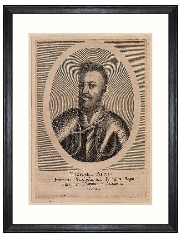 Κάδρο Michael Apafi Portrait FA13259 60x80cm Grey MindTheGap Κάθετοι Wood