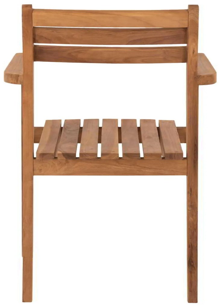 ΠΟΛΥΘΡΟΝΑ ERIETTA ΞΥΛΟ TEAK ΣΤΟΙΒΑΖΟΜΕΝΗ HM9534 ΣΕ ΦΥΣΙΚΟ ΧΡΩΜΑ 60x54x87Y εκ.