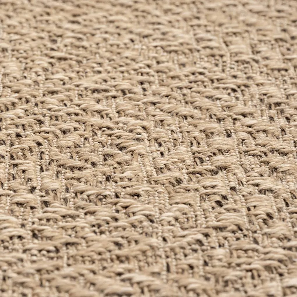 vidaXL Χαλί ZIZUR Όψη Γιούτας Εσωτ. &amp; Εξωτ. Χώρου 240x240 εκ.