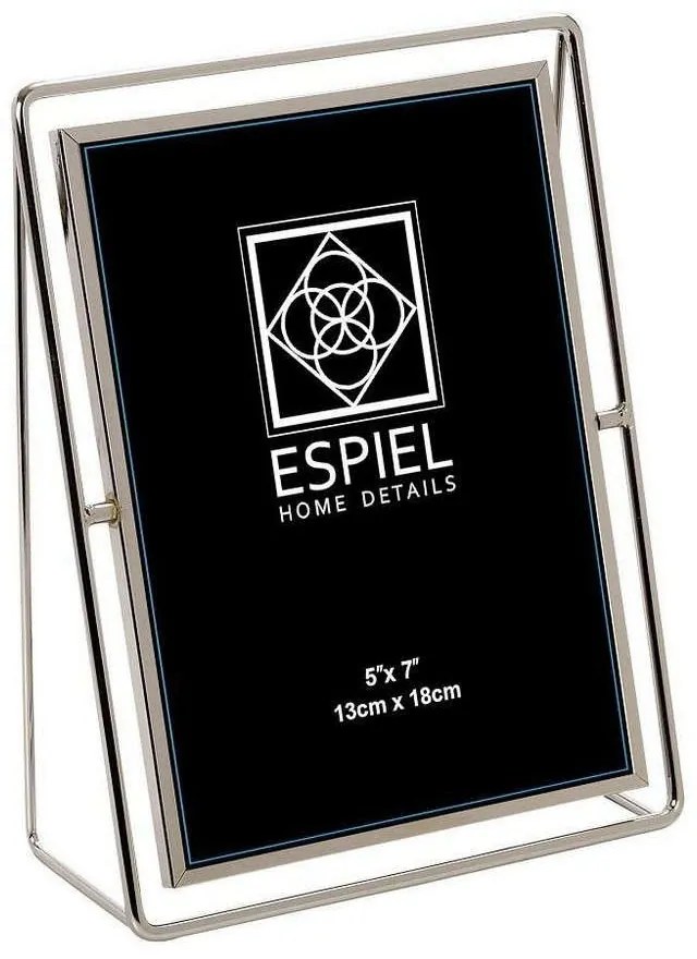 Κορνίζα 15Χ20cm Silver FAM303 Espiel Μέταλλο