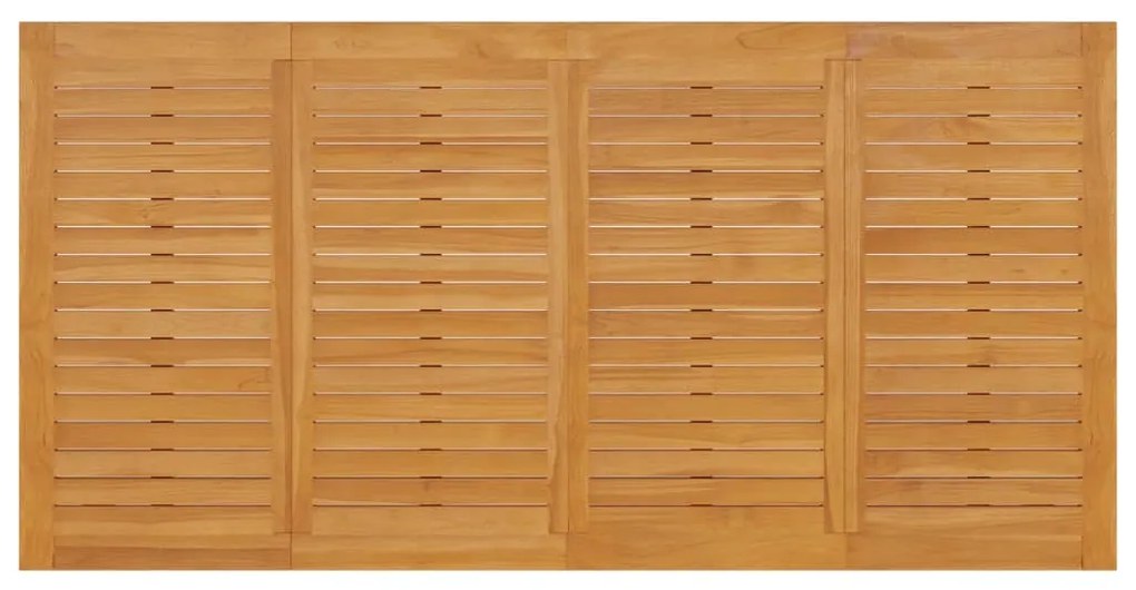 Τραπέζι Batavia 200 x 100 x 75 εκ. από Μασίφ Ξύλο Teak - Καφέ