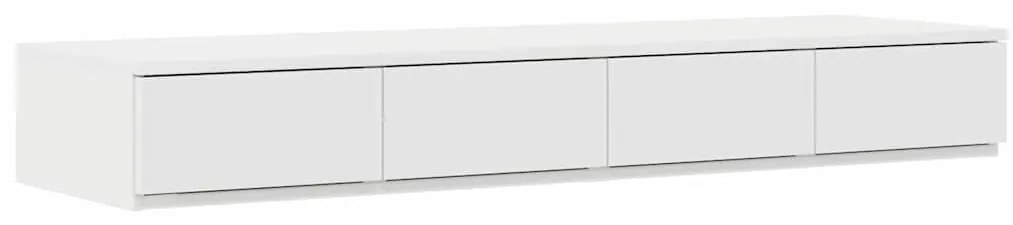 vidaXL Κρεβάτι με αποθηκευτικό χώρο Λευκό 236.5 x 120 x 31.5 εκατοστά