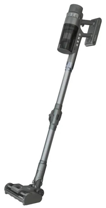 Κάθετη ηλεκτρική σκούπα AENO SC2 ASC0002, 530W, 28 kPa, 800 ml, 4 επίπεδα, οθόνη LED αφής, πλένεται το φίλτρο MIF, γκρι