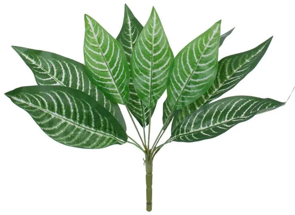 Τεχνητό Κλαδί-Φυτό Madagascar Jewel 78274 35cm Green GloboStar Πλαστικό, Ύφασμα