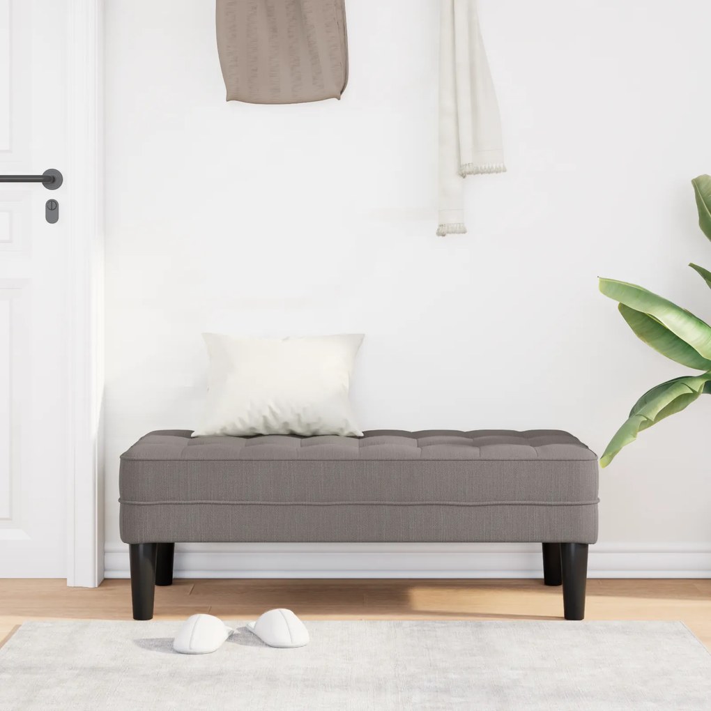 vidaXL Παγκάκι Ταμπά 113x57x39 εκ. Ύφασμα