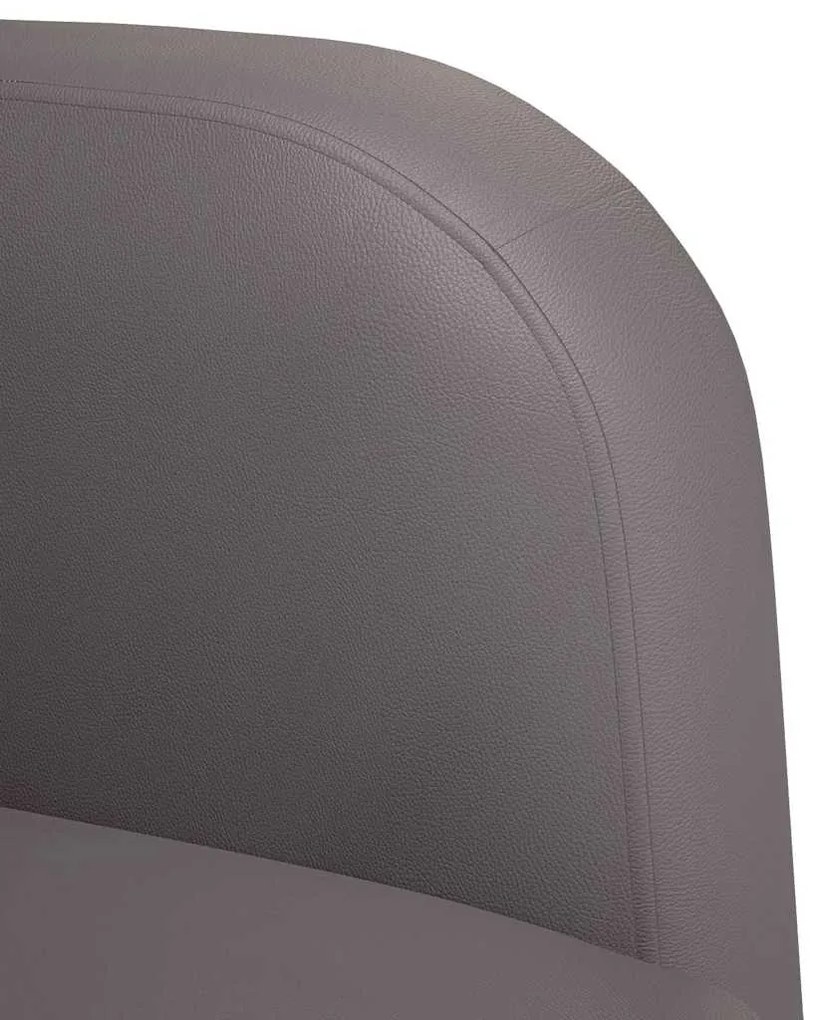 Καναπές Loveseat Γκρι 110 εκ. Συνθετικό δέρμα - Γκρι