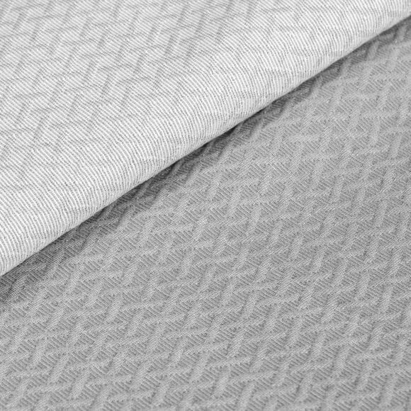 Κουβέρτα King Size Stripe ζακάρ Art 11172 260x270 Γκρι       Beauty Home