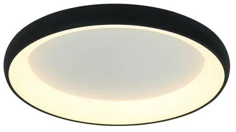 Πλαφονιέρα Φωτιστικό Οροφής 60cm LED 43W IP20 3000K  Zambelis-2048-Μαύρο 2048