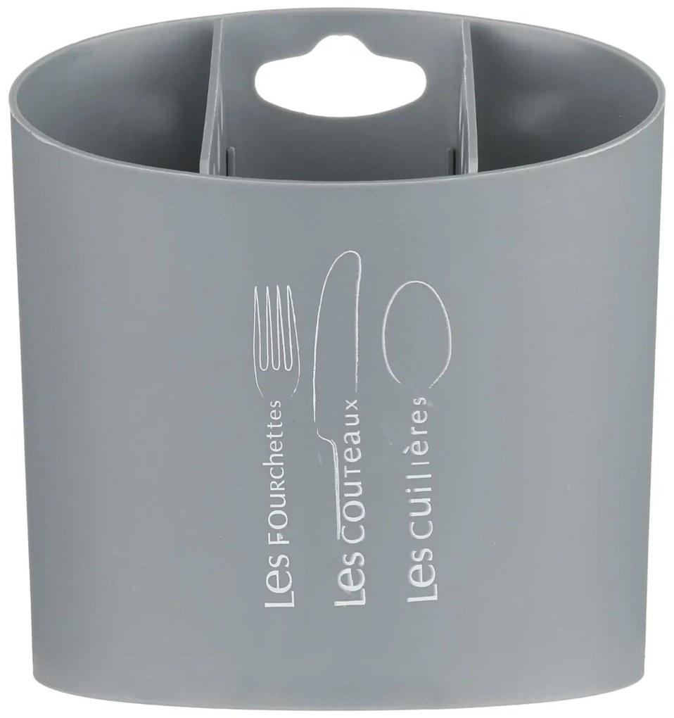 Κουταλοθήκη - Στραγγιστήρι F-V Cutlery Holder Grey 109055A