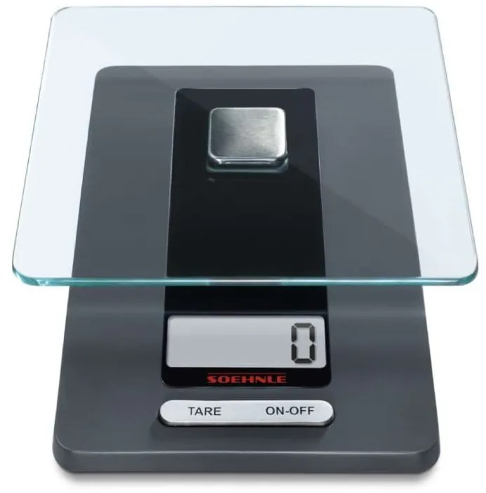 Soehnle 65106 Fiesta Ψηφιακή Ζυγαριά Κουζίνας 1gr/5kg Γκρι