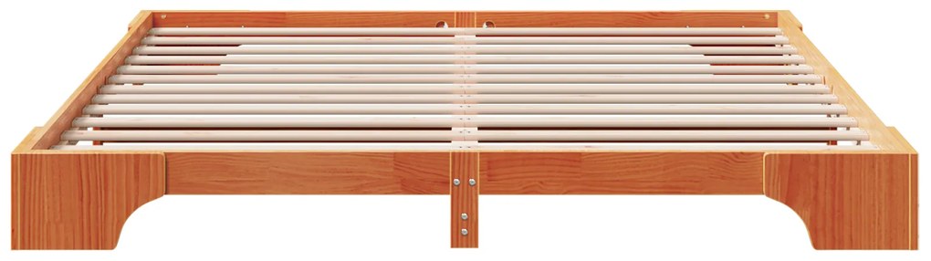 vidaXL Καφέ Κάθισμα 180x200 cm από Μασίφ Ξύλο Πεύκου