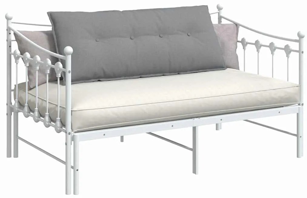 vidaXL Μαξιλάρι Πλάτης Ανοιχτό γκρι 120 x 19 x 50 εκ ύφασμα