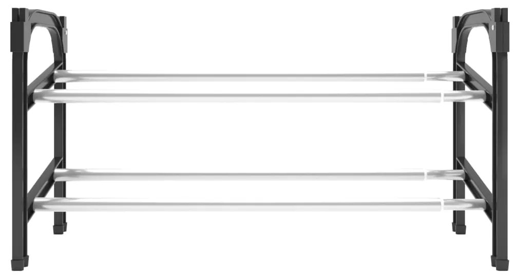 vidaXL Παπουτσοθήκη Επεκτεινόμενη με 2 Ράφια 119 x 24 x 37 εκ.