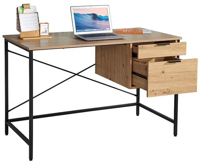 Γραφείο Edge 1932 Fylliana Μεταλλικό Sonoma - Artisan 120x60x76 εκ. 120x60x76 εκ.