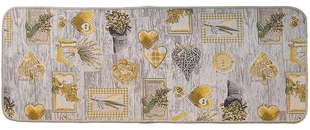 Χαλάκι Κουζίνας Chalet 3404 54X140cm Yellow Sdim 54X140 Polypropylene