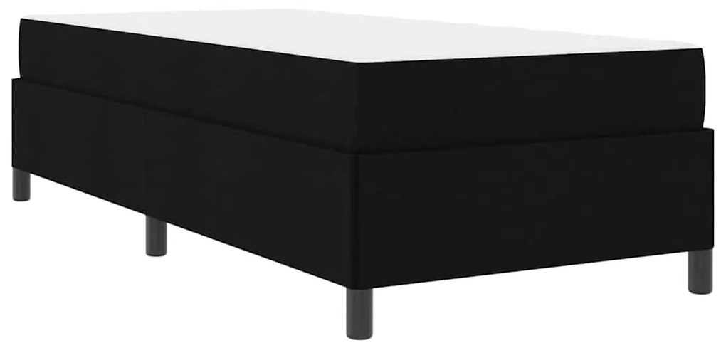 vidaXL Κρεβάτι με ελατήρια Μαύρο 90 x 190 cm