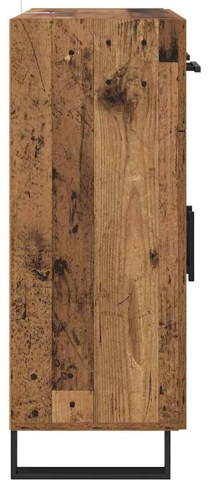 vidaXL Πλαϊνό γραφείο Παλιό Ξύλο 69,5 x 34 x 90 εκ. Επεξεργασμένο ξύλο