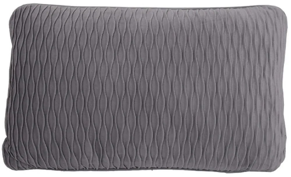Μαξιλάρι Διακοσμητικό (Με Γέμιση) 373-00-629 28x50cm Grey 28X50 Fabric
