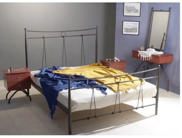 Delch Κρεβάτι Δίας Διπλο Μεταλλικό 140x190cm HouseSMetal-furniture42