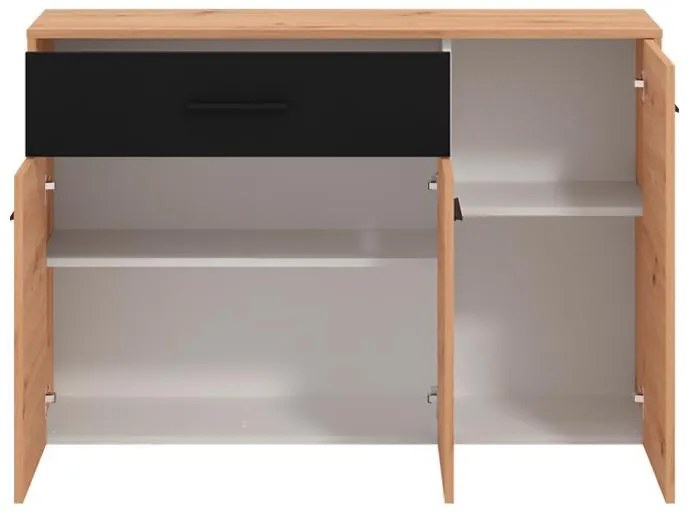 Κομότα Varadero 3K1F Artisan Oak - Μαύρο 119x33x80,5 εκ. 119x33x80.5 εκ.