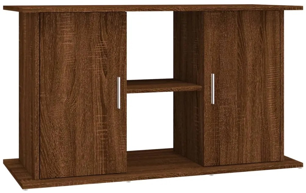 vidaXL Βάση Ενυδρείου Καφέ Δρυς 101x41x58 εκ. από Επεξεργασμένο Ξύλο