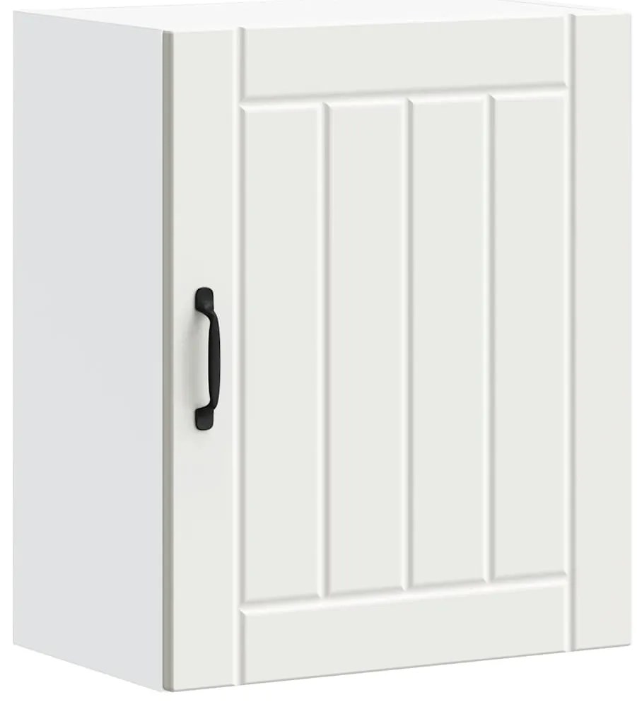 vidaXL ντουλάπι τοίχου κουζίνας "Lucca" Λευκό κατασκευασμένο ξύλο