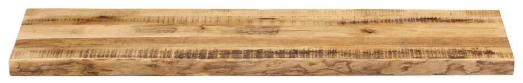 vidaXL Επιφάνεια Τραπεζιού 140x40x2,5 εκ. Live Edge Μασίφ Ξύλο Μάνγκο