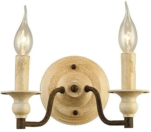 Φωτιστικό Τοίχου - Απλίκα EG5872W28R 2ΧΕ14 28X14X16 Rust Aca Decor Metal