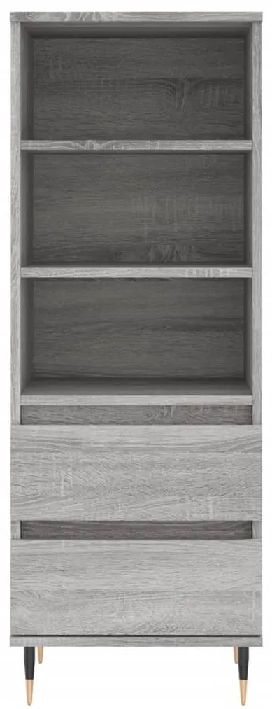 vidaXL Ντουλάπι Γκρι Sonoma 40x36x110 εκ. από Επεξεργασμένο Ξύλο