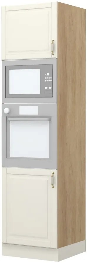 Επιδαπέδιο ντουλάπι φούρνου ψηλό Toscana K23-60-2MB-Δρυς - 60.00Χ60.00Χ235.00cm