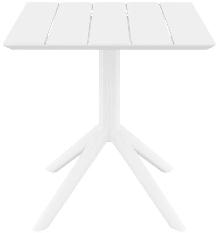 PARIS WHITE 70X70X74εκ. ΤΡΑΠΕΖΙ ΠΟΛ/ΝΙΟΥ 70X70X74εκ.
