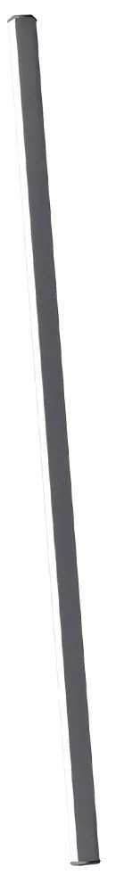 Φωτιστικό Δαπέδου Επαναφορτιζόμενο Pencil L LD0802G3 Φ5,4x146cm LED 18W 2700/3150/4000K 1740/1950/2040Lm Dark Grey Zafferano