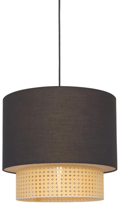Φωτιστικό Κρεμαστο Aca TF20832PB NISYROS Μαύρο Ματ (Black Mat)