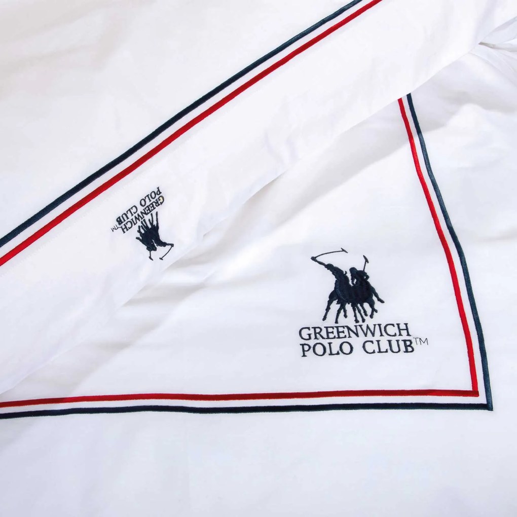 GREENWICH POLO CLUB ΣΕΤ ΣΕΝΤΟΝΙΑ ΥΠΕΡΔΙΠΛΑ 2173 ΛΕΥΚΟ