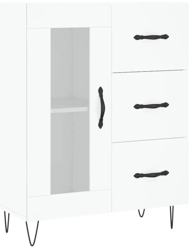 vidaXL Ντουλάπι Λευκό 69,5x34x180 εκ. από Επεξεργασμένο Ξύλο