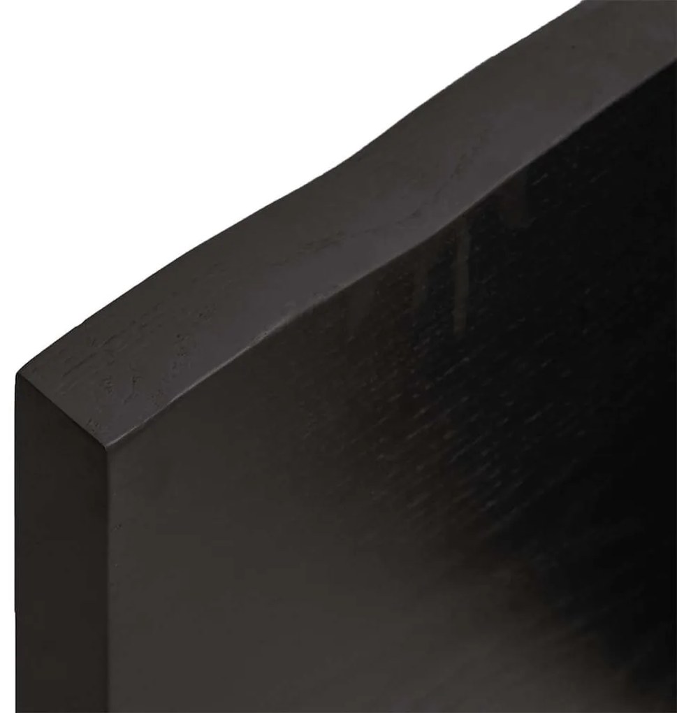 vidaXL Επιφ. Τραπεζιού Σκ Γκρι 60x40x(2-4)εκ Επεξ Μασίφ Ξύλο Live Edge