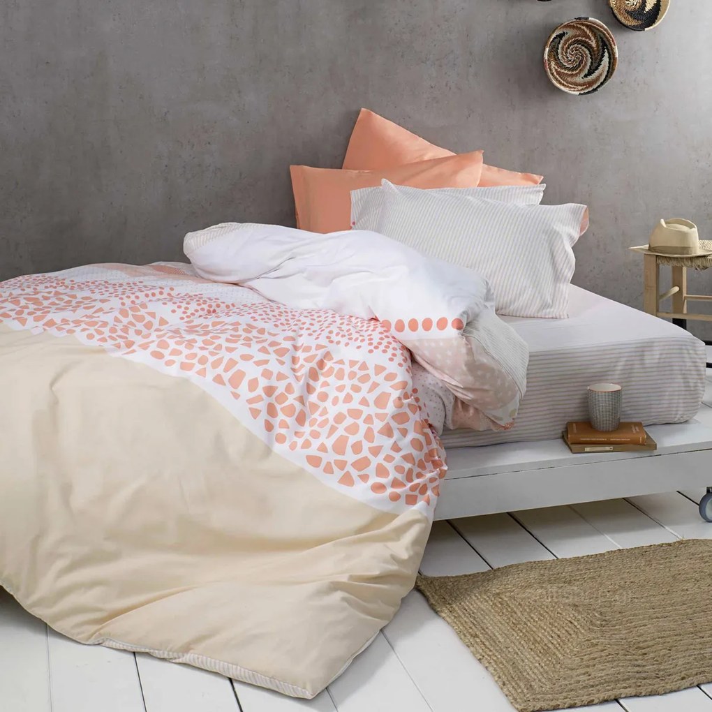 Κουβερλί Υπέρδιπλο (220x240) Nima Bed Linen Adisha Coral