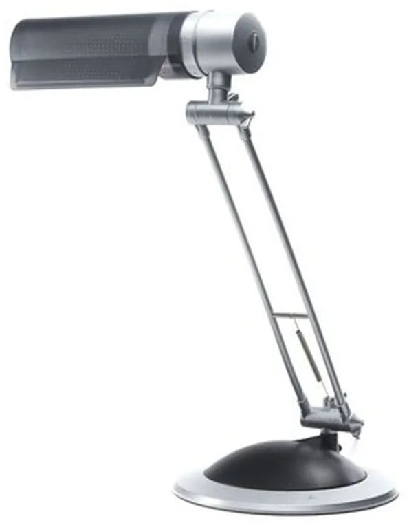 Artekko Ludwig Μεταλλικό Γκρι Επιτραπέζιο Φωτιστικό Γραφείου (E27) (20x20x50)cm Artekko 024-0016