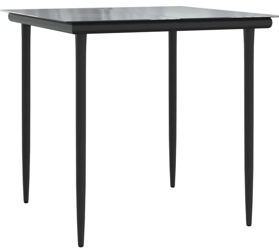 vidaXL Σετ Τραπεζαρίας Κήπου 3 τεμ. Αν. Γκρι Συνθ. Ρατάν με Μαξιλάρια