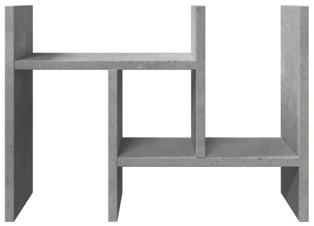 Έπιπλο Οργάνωσης Γραφείου Γκρι Σκυρ 34,5x15,5x35,5εκ Επεξ. Ξύλο